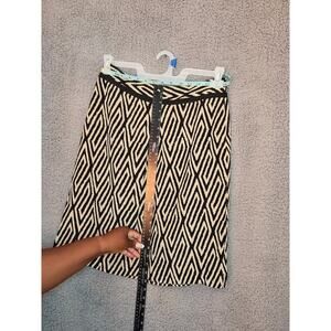 Anne Taylor Slip Pencil Skirt Geometric 4